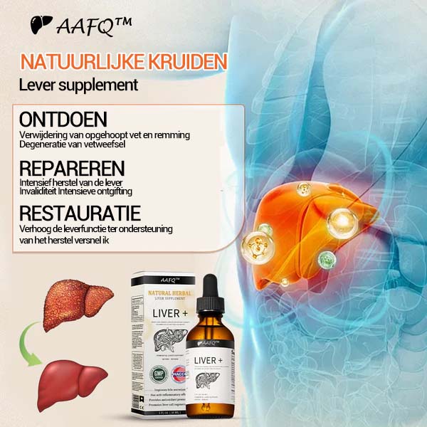 AAFQ™ Natuurlijke Kruidenlever Supplement - Krachtige Leverondersteuning - Ontgiftiging & Herstel - Kruiden Supplementen