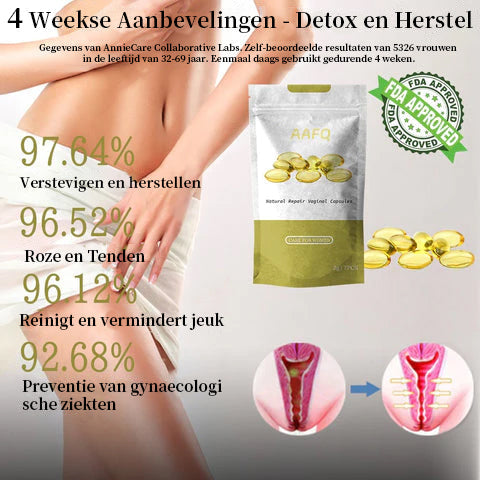 ⭐AAFQ™ Instant jeukstopper & detox en afslank- en verstevigend herstel & roze en zachte natuurlijke capsules PRO